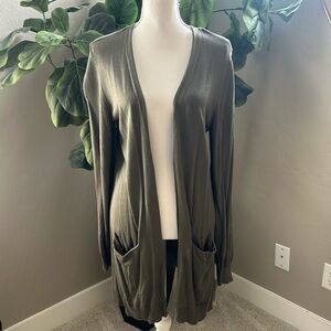 Olive Green Cardigan
